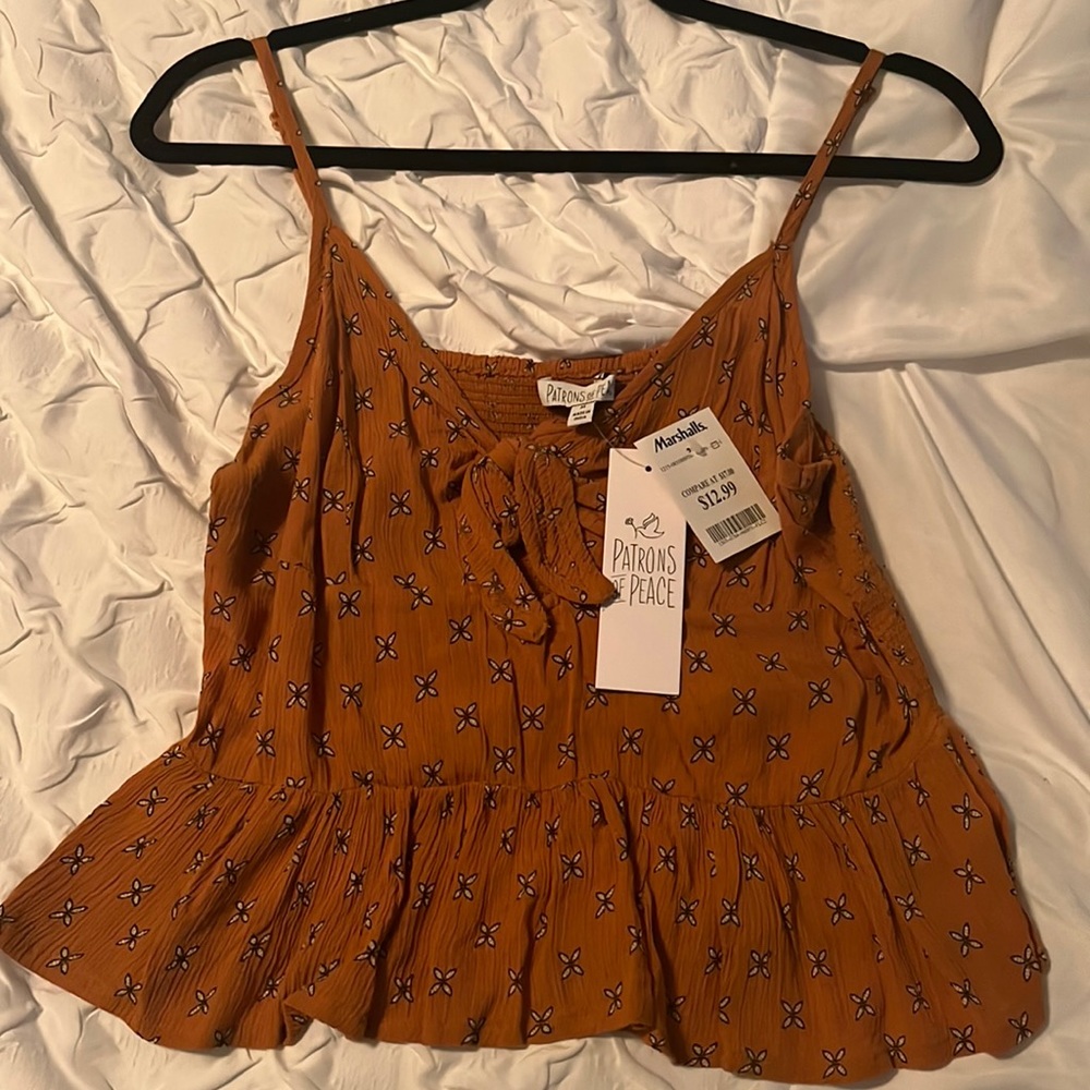 Burnt orange tank